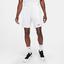 Nike Mens Victory 9 Inch Tennis Shorts - White