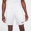 Nike Mens Victory 9 Inch Tennis Shorts - White - thumbnail image 2
