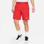Nike Mens Victory 9 Inch Tennis Shorts - Gym Red - thumbnail image 1