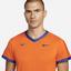 Nike Mens Rafa ADV Tee - Magma Orange/Royal Blue - thumbnail image 3