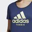 Adidas Womens Tennis Tee - Noble Indigo - thumbnail image 5