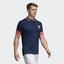Adidas Mens Roland Garros Climachill Polo Shirt - Navy - thumbnail image 6