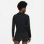 Nike Womens Victory Half Zip Tennis Top - Black - thumbnail image 2