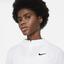 Nike Womens Victory Half Zip Tennis Top - White - thumbnail image 3