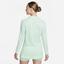 Nike Womens Victory Half Zip Tennis Top - Mint Foam - thumbnail image 2