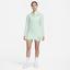 Nike Womens Victory Half Zip Tennis Top - Mint Foam - thumbnail image 4
