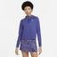 Nike Womens Victory Half Zip Tennis Top - Dark Purple Dust - thumbnail image 1