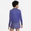 Nike Womens Victory Half Zip Tennis Top - Dark Purple Dust - thumbnail image 2