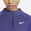 Nike Womens Victory Half Zip Tennis Top - Dark Purple Dust - thumbnail image 4