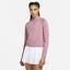 Nike Womens Victory Half Zip Tennis Top - Elemental Pink - thumbnail image 1