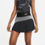 Nike Womens Advantage Tennis Skirt - Black/Grey - thumbnail image 2