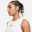 Nike Womens Advantage Tennis Tank - White - thumbnail image 3