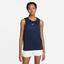Nike Womens Advantage Tennis Tank - Navy Blue - thumbnail image 1