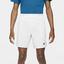 Nike Mens Advantage Tennis Shorts - White - thumbnail image 1