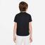 Nike Boys Dri-FIT Victory Short-Sleeve Tennis Top - Black - thumbnail image 2