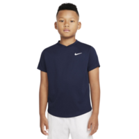 Nike Boys Dri-FIT Victory Short-Sleeve Tennis Top - Obsidian