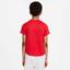 Nike Boys Dri-FIT Victory Short-Sleeve Tennis Top - University Red - thumbnail image 2