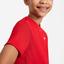 Nike Boys Dri-FIT Victory Short-Sleeve Tennis Top - University Red - thumbnail image 4