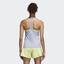 Adidas Womens Melbourne Tank Top - Chalk Blue/Semi Frozen Yellow - thumbnail image 3