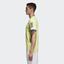 Adidas Mens 3-Stripes Club Tee - Semi Frozen Yellow - thumbnail image 4