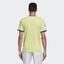 Adidas Mens 3-Stripes Club Tee - Semi Frozen Yellow - thumbnail image 5