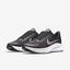 Nike Mens Air Zoom Winflo 8 Running Shoes - Black/White - thumbnail image 5