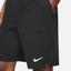Nike Mens Advantage 9 Inch Tennis Shorts - Black - thumbnail image 5