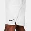 Nike Mens Advantage 9 Inch Tennis Shorts - White - thumbnail image 5