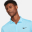 Nike Mens Victory Tennis Polo - Blue - thumbnail image 4