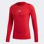 Adidas Mens Alphaskin Long Sleeve Top - Power Red - thumbnail image 1
