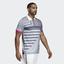 Adidas Mens Rule #9 Seasonal Polo - White/Shock Pink - thumbnail image 6