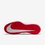 Nike Mens Air Zoom Vapor Pro Clay Tennis Shoes - White/University Red - thumbnail image 2