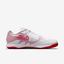 Nike Mens Air Zoom Vapor Pro Clay Tennis Shoes - White/University Red - thumbnail image 3