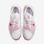 Nike Mens Air Zoom Vapor Pro Clay Tennis Shoes - White/University Red - thumbnail image 4