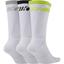 Nike Everyday Plus Cushioned Training Socks (3 Pairs) - White/Yellow/Black - thumbnail image 2
