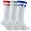 Nike Everyday Plus Cushioned Training Socks (3 Pairs) - White/Red/Blue - thumbnail image 2