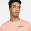 Nike Mens Pro Dri-FIT Short Sleeve Tee - Bleached Coral - thumbnail image 3