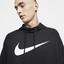 Nike Mens Pull Over Training Hoodie - Black - thumbnail image 4