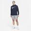 Nike Mens Pull Over Training Hoodie - Obsidian - thumbnail image 5