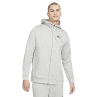 Nike Mens Full Zip Training Hoodie - Light Grey