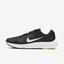 Nike Mens Air Zoom Structure 23 Running Shoes - Black/Volt - thumbnail image 1