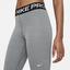 Nike Womens Mid Rise Leggings - Smoke Grey - thumbnail image 3