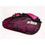 Prince Club 3 Pack Racket Bag - Black/Pink - thumbnail image 1