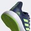 Adidas Kids CourtJam XJ Tennis Shoes - Indigo/Green/White - thumbnail image 7