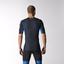 Adidas Mens Techfit Cool Short Sleeve Top - Black/Blue Beauty - thumbnail image 5