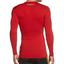 Adidas Mens Techfit Base Long Sleeve Tee - Universal Red - thumbnail image 2