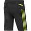 Adidas Mens Response Shorts Tights - Black/Yellow - thumbnail image 2