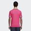 Adidas Mens 3-Stripes Club Tee - Shock Pink - thumbnail image 5