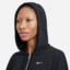 Nike Womens Dri-FIT Full-Zip Hoodie - Black/White - thumbnail image 3