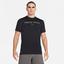 Nike Mens Pro Short Sleeve Top - Black - thumbnail image 1